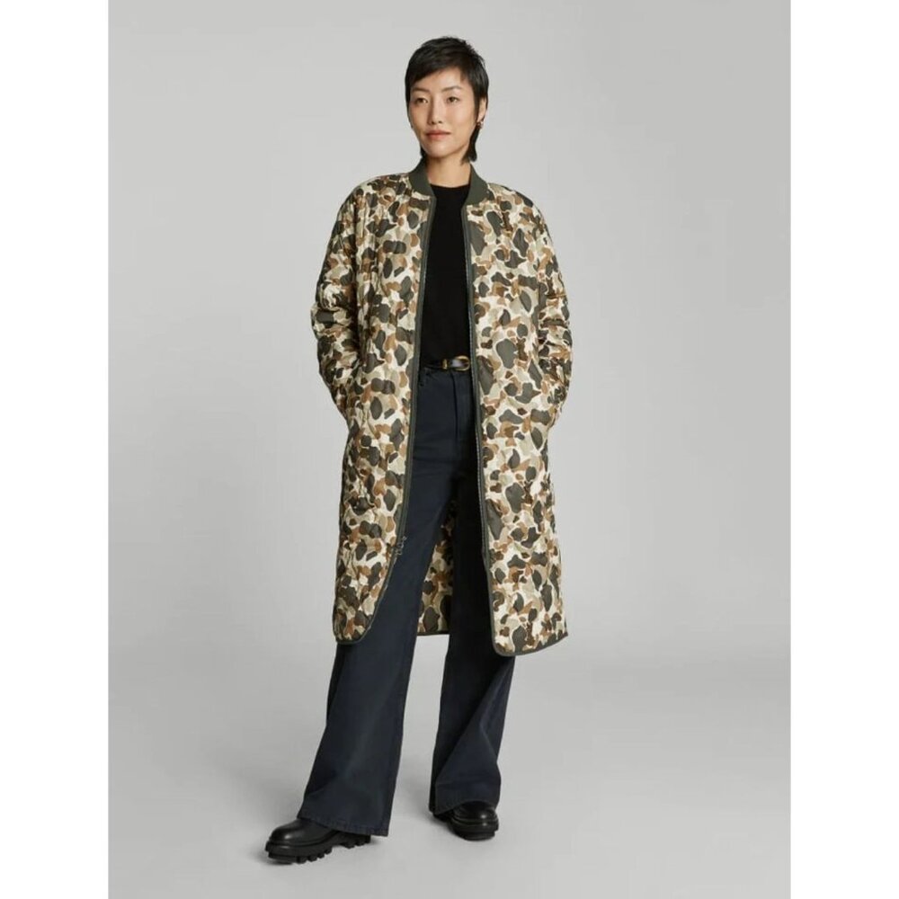 Everlane The ReNew Long Liner Insulated Puffer Jacket Women's Size Small NWOT!